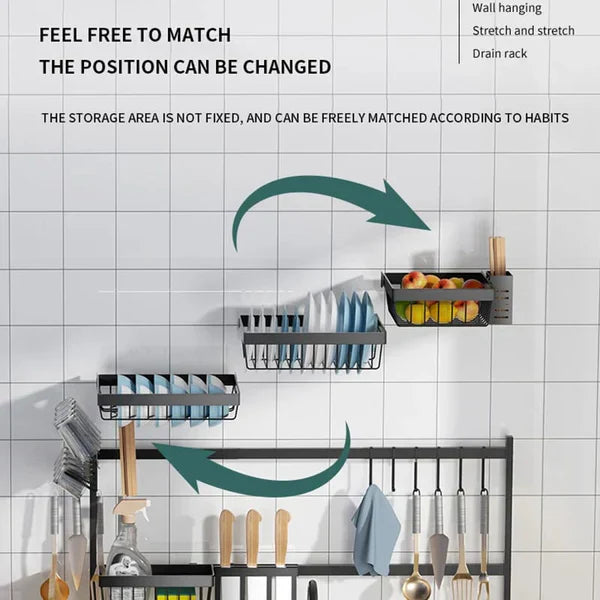 STAINLESS STEEL SINK DRAIN RACK