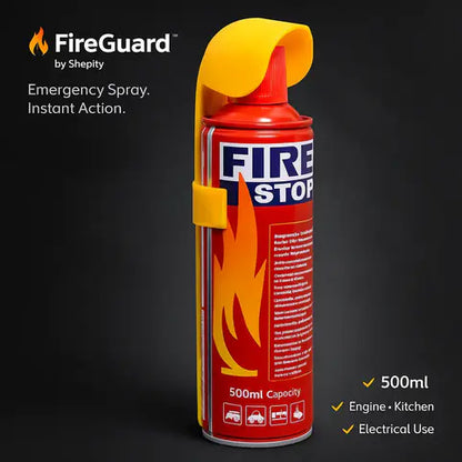 FireGuard™ 5-Second Rescue | 500ml - Multipurpose Fire Extinguisher