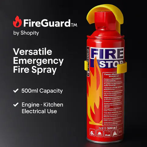 FireGuard™ 5-Second Rescue | 500ml - Multipurpose Fire Extinguisher