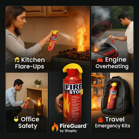 FireGuard™ 5-Second Rescue | 500ml - Multipurpose Fire Extinguisher
