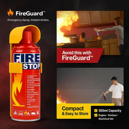 FireGuard™ 5-Second Rescue | 500ml - Multipurpose Fire Extinguisher