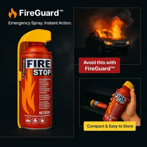 FireGuard™ 5-Second Rescue | 500ml - Multipurpose Fire Extinguisher