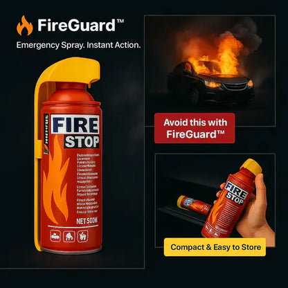 FireGuard™ 5-Second Rescue | 500ml - Multipurpose Fire Extinguisher