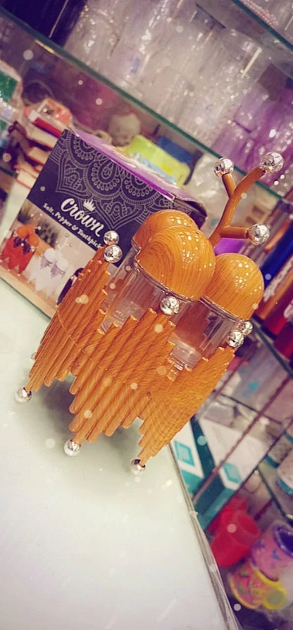New Salt Pepper & Tooth Pick Set