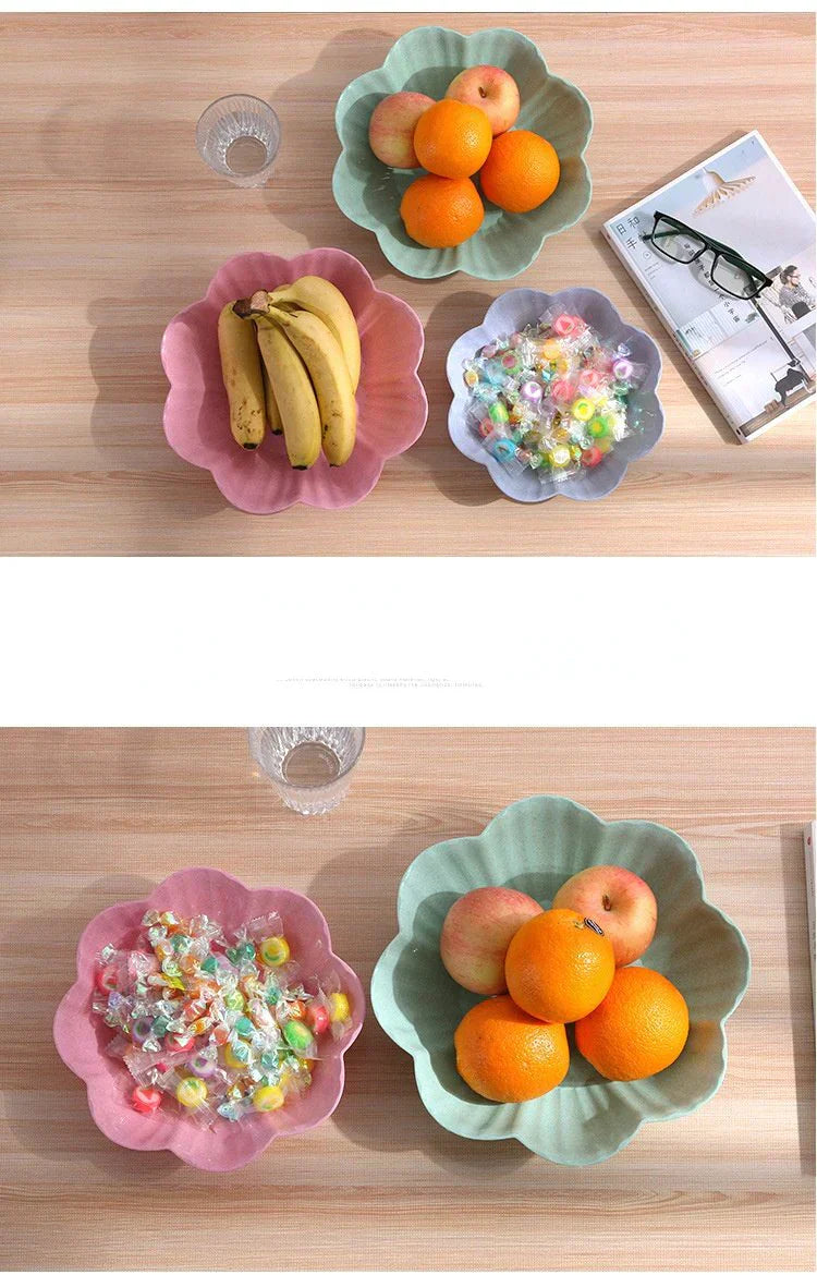 Pack of 2 Flower shape plate