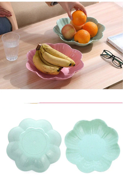 Pack of 2 Flower shape plate