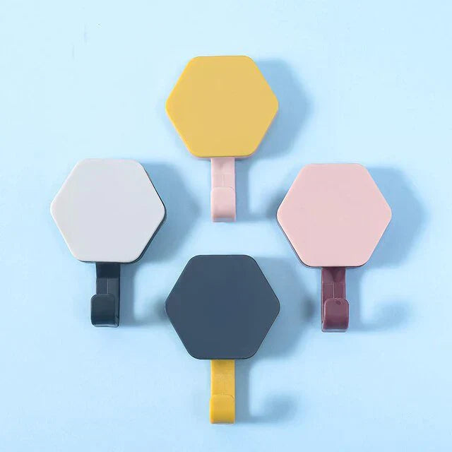 Pack of 2 - Multi-functional Kitchen Bathroom Wall Door Sticky Hook
