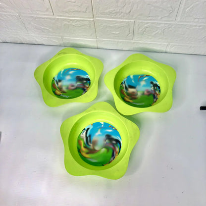 Pack Of 3 Kids Cartoon Printed Food Bowl