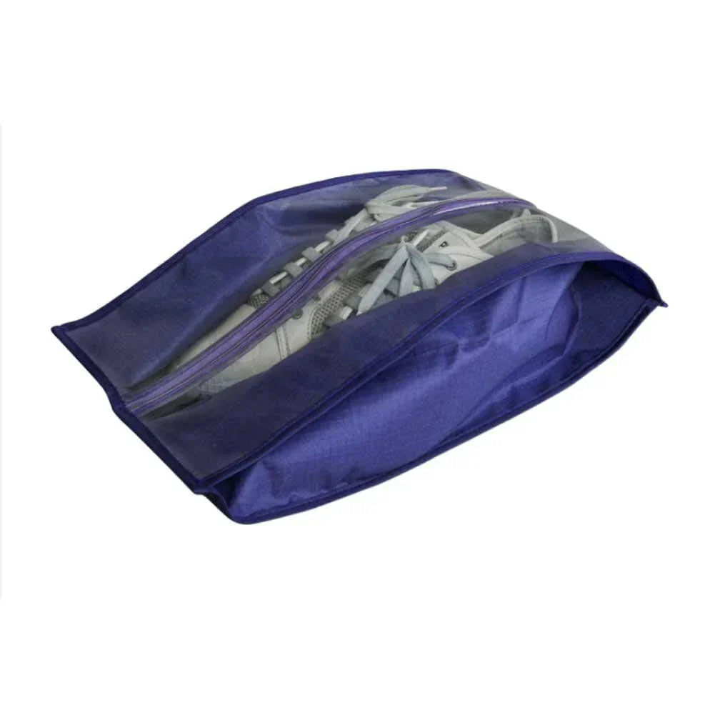 Portable Travel Waterproof Transparent Shoe Pouch.