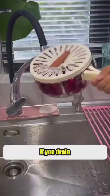 Multifunctional Draining Basket With Lid