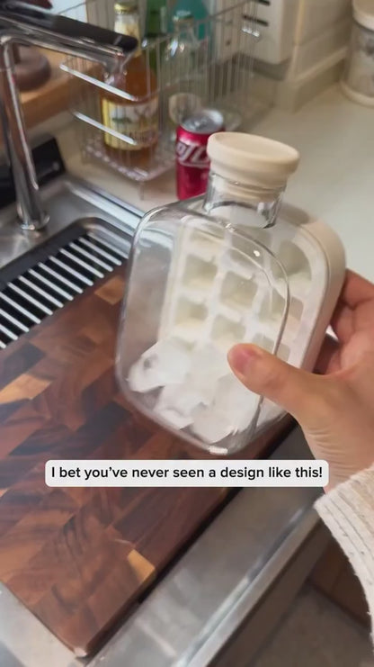 2-in-1🧊 NEW Trend Ice Cube Bottle 🍾 500ml
