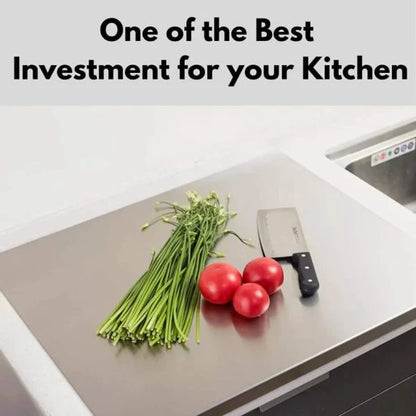 Stainless Steel Cutting Board (30x40 cm)