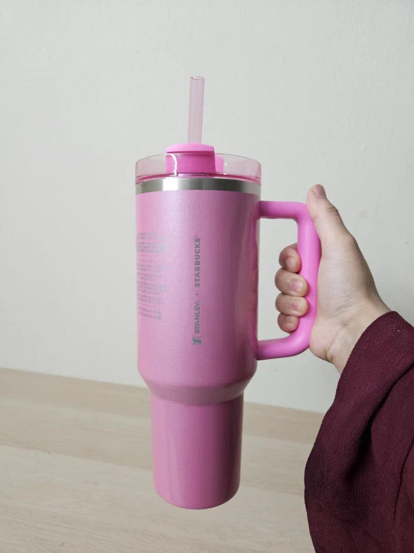 Stanley X Pink Starbucks Tumbler | 40 OZ