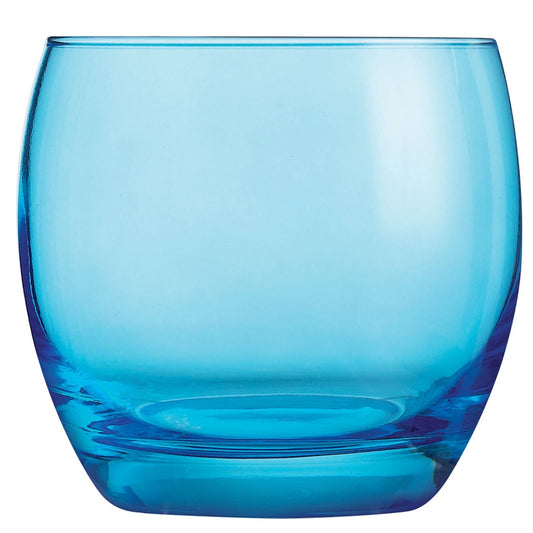 GLASS TUMBLER - ELEGANT DRINKING CUP - RANDOM COLOR