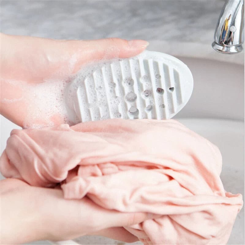 Silicon Non slip Soap Holder Dish Shower Storage