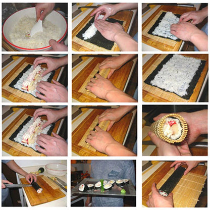 Sushi Roller Bamboo Material Rolling Mats.